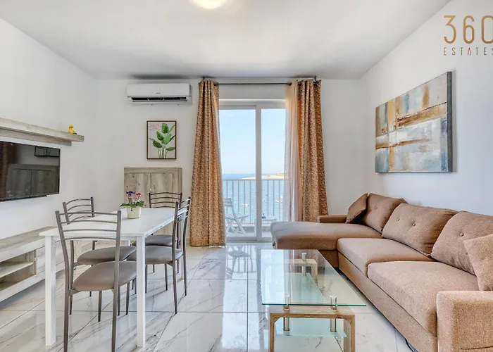 Apartman Sun, Sea & Comfort, Qawra With Stunning Views By 360 Estates San Pawl il-Baħar