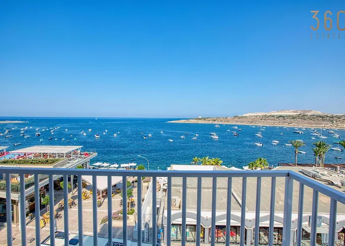 Sun, Sea & Comfort, Qawra With Stunning Views By 360 Estates Apartman