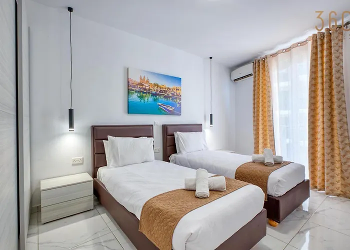 Apartman Sun, Sea & Comfort, Qawra With Stunning Views By 360 Estates *