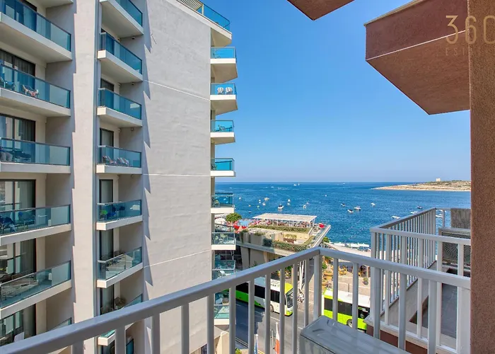 Apartman Sun, Sea & Comfort, Qawra With Stunning Views By 360 Estates *